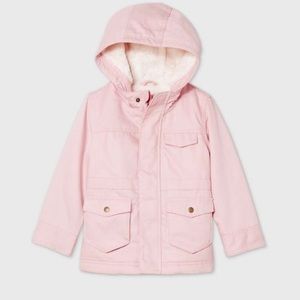Cat & Jack Military Jacket -Pink -Toddler Girls'